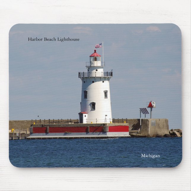 Mousepad do Farol de Praia de Harbor (Frente)