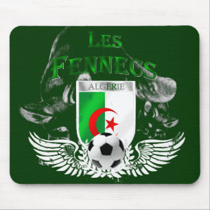 Mousepad do futebol de bandeira de Les Fennecs