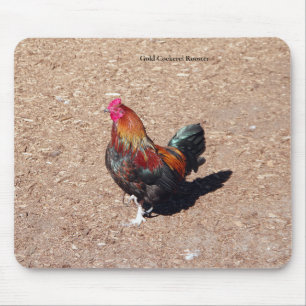 Mousepad do Galo Dourado Cockerel