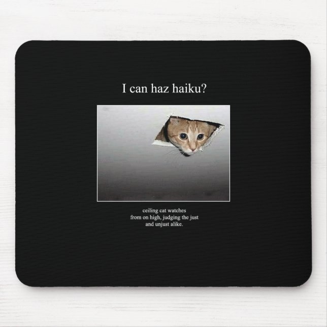 mousepad do gato 18 dos haicais (Frente)