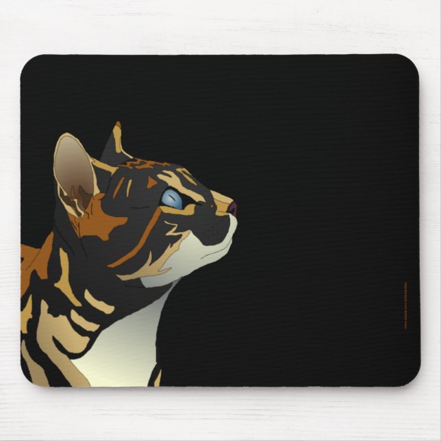 Mousepad do gato de chita (Frente)