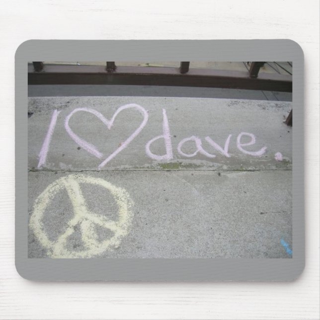 mousepad do iheartdave (Frente)