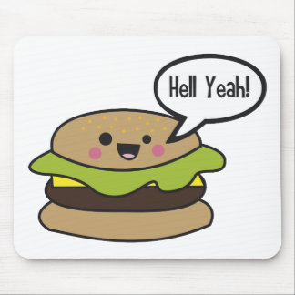 Mousepad Do inferno hamburguer yeah