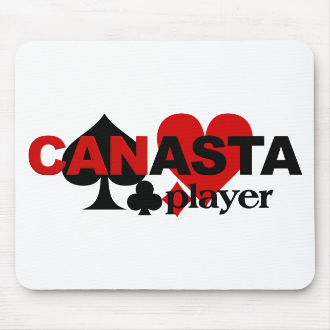 Mousepad do jogador do Canasta (Frente)
