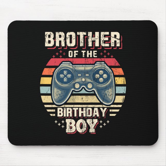 Mousepad Do Jogo De Vídeo De Correspondência Do Menino De A (Frente)