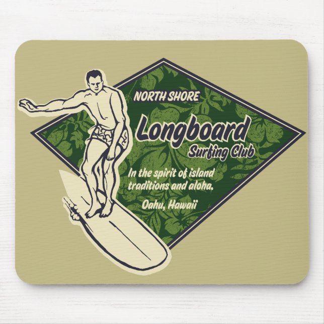 Mousepad do logotipo Club Surfing (Frente)