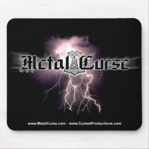 Mousepad do logotipo da praga do metal