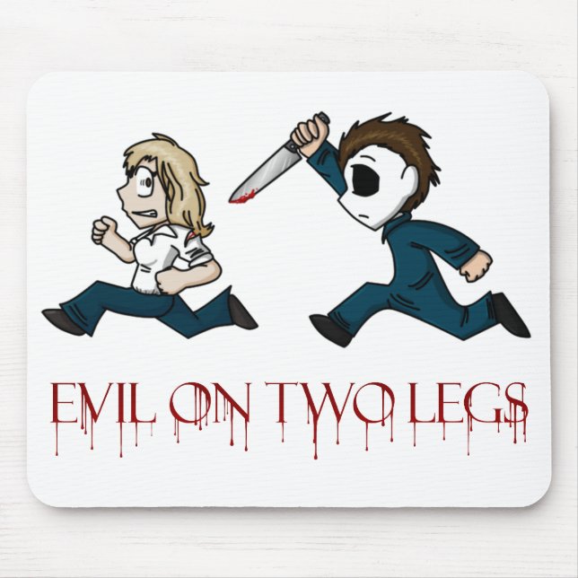 mousepad do logotipo de evilontwolegs.com (Frente)
