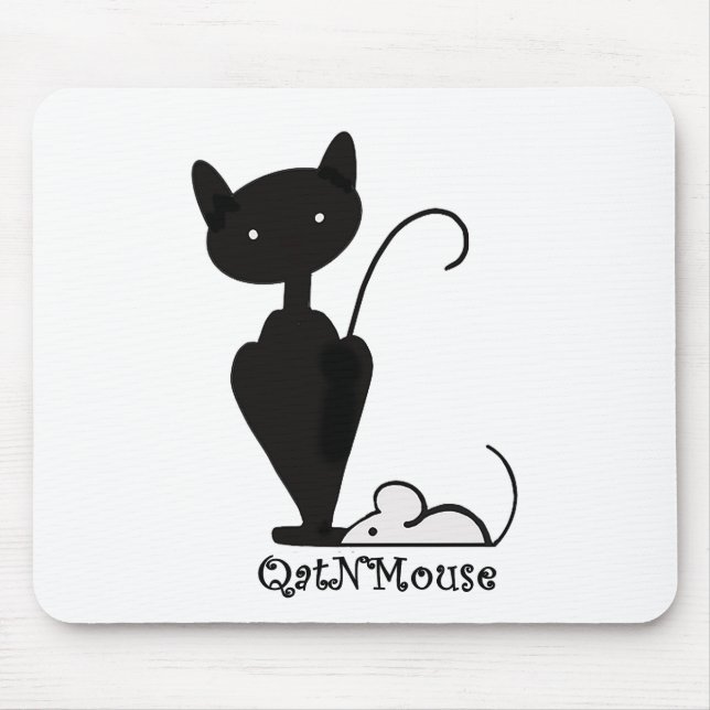 Mousepad do logotipo QatNMouse (Frente)