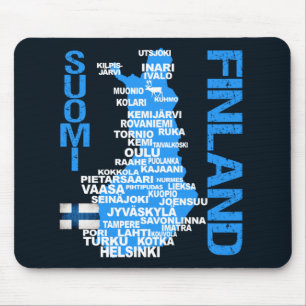 Mousepad do MAPA de FINLANDIA