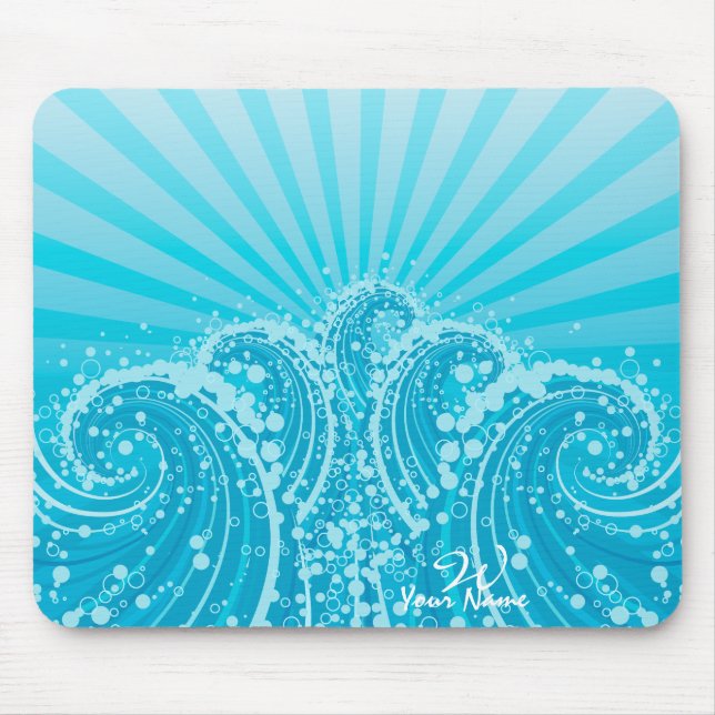 Mousepad do Mar Azul 1 (Frente)