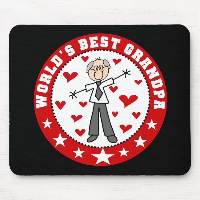 Mousepad do Melhor Avô do Mundo (Frente)