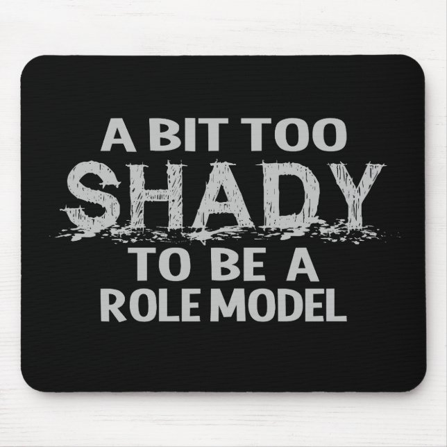 Mousepad do Modelo de Função Shady, personalizável (Frente)