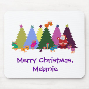 Mousepad do Natal: Papai noel e suas renas