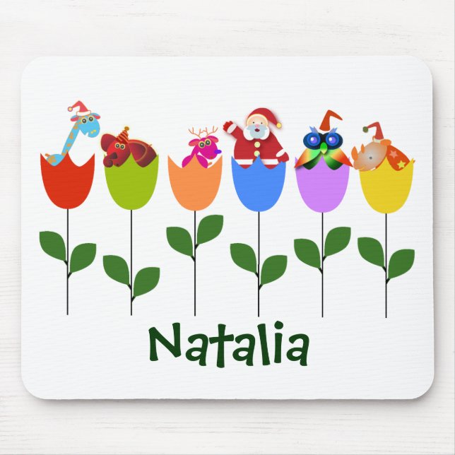 Mousepad do Natal: Tulipas II (Frente)