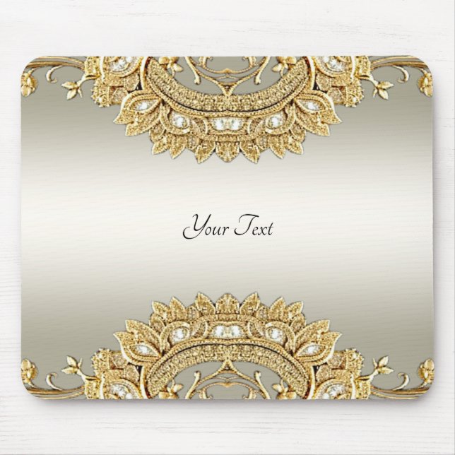 Mousepad do Ornamentado Dourado (Frente)