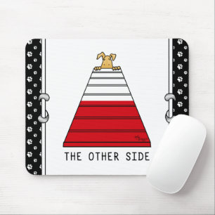 Mousepad Do outro lado - agilidade engraçada para cães