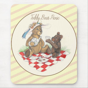 Mousepad do piquenique do urso de ursinho
