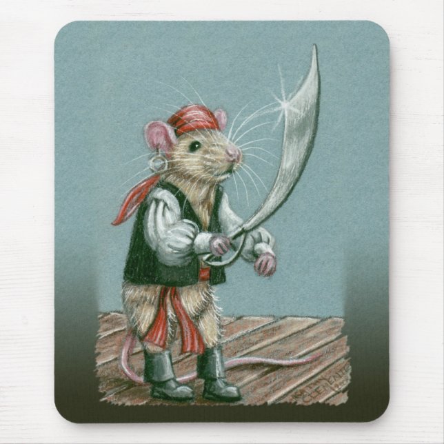 Mousepad do pirata do rato (Frente)