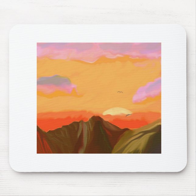 Mousepad do por do sol da arizona (Frente)