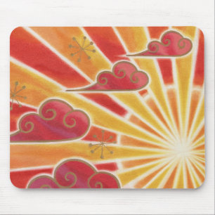 Mousepad do por do sol horizontal