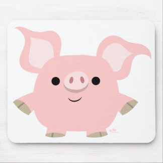 Mousepad do porco dos desenhos animados de Shorty