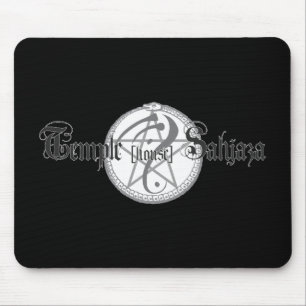 Mousepad do preto do logotipo de Sahjaza