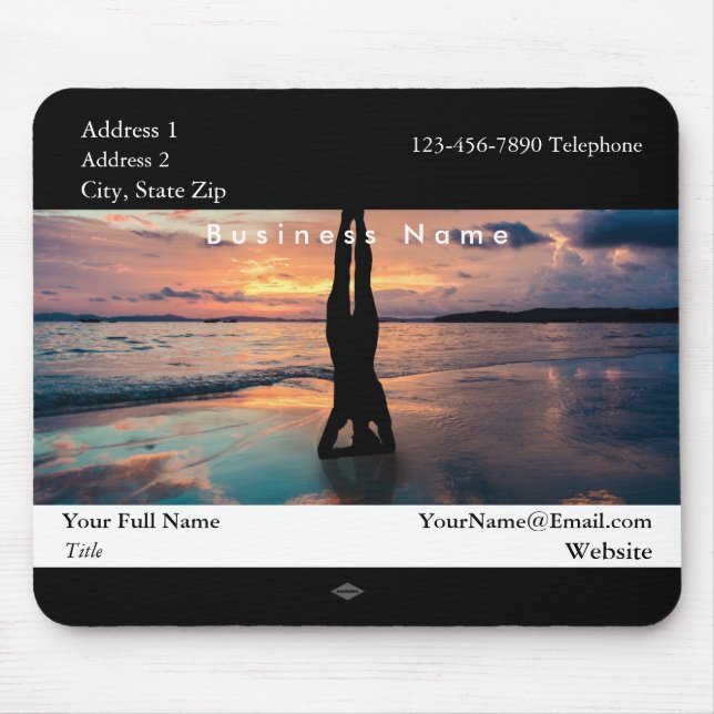 Mousepad do Promocional do Tema Yoga (Frente)
