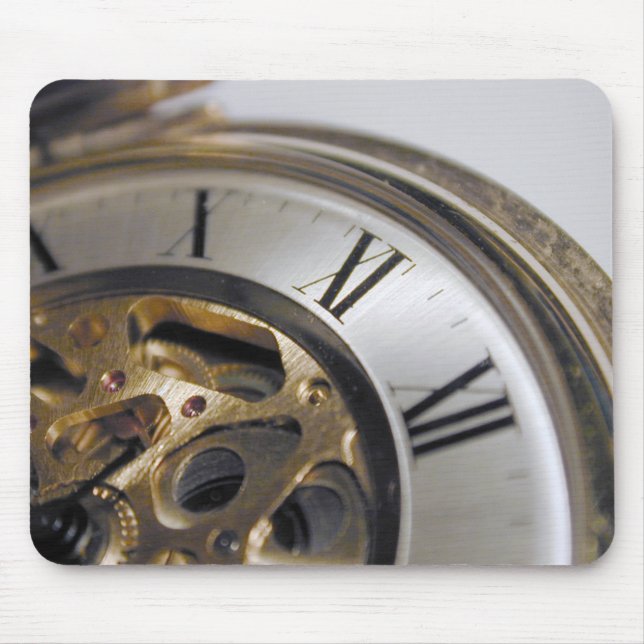 Mousepad do relógio fim acima (Frente)