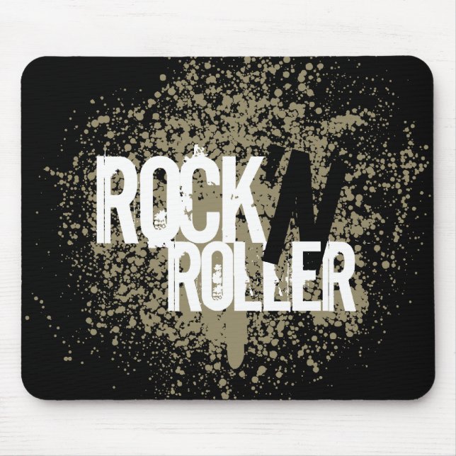 Mousepad do rolo da rocha "n" (Frente)