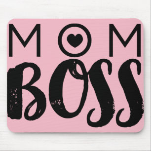 Mousepad Do roteiro moderno da tipografia do CHEFE da MAMÃ