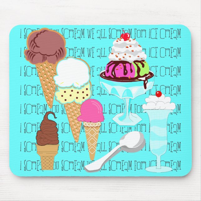 Mousepad do sorvete (Frente)
