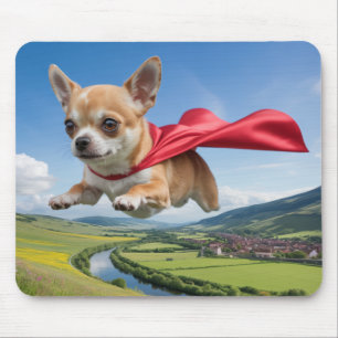 Mousepad do Super-Herói Chihuahua
