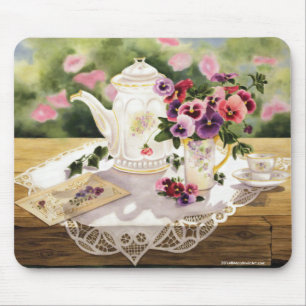 Mousepad Do "tapete do rato do ~ do chá Victorian"