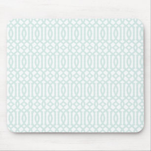 Mousepad do teste padrão da treliça - azul páli