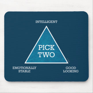 Mousepad do triângulo da picareta dois