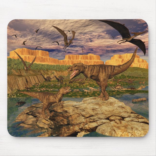 Mousepad do vale do dinossauro (Frente)