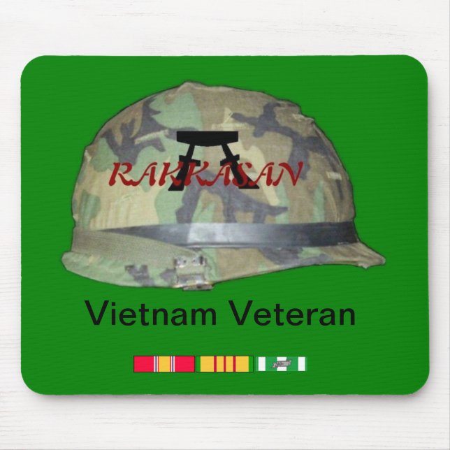 Mousepad do veterano de Rakkasan Vietnam (Frente)