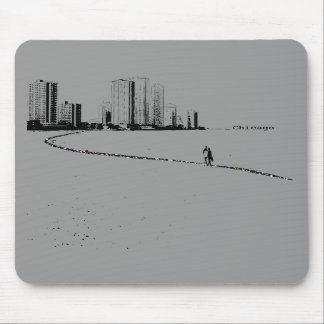 Mousepad do vintage dos amantes de Chicago