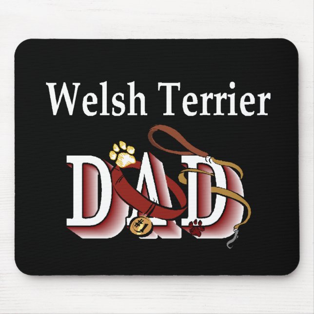 Mousepad Doações do Pai Welsh Terrier (Frente)