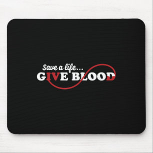 Mousepad Doador De Sangue Salva Uma Vida Dando Doação De Sa