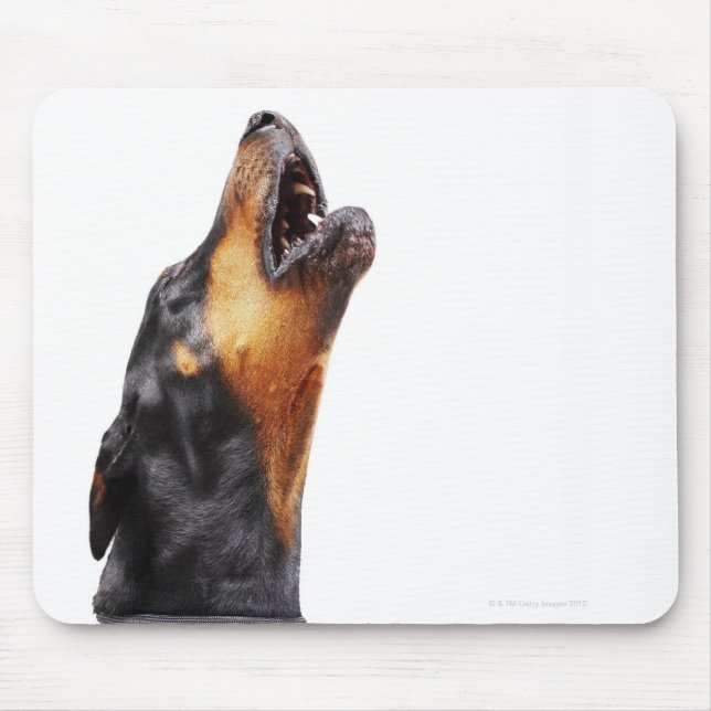 Mousepad Doberman Howling (Frente)