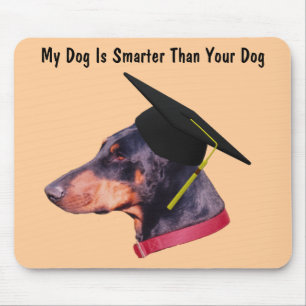 Mousepad Doberman Meu Cachorro Mais Inteligente Que O Bocão
