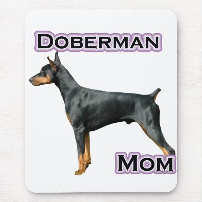 Mousepad Doberman Pinscher Mãe 4 (Frente)