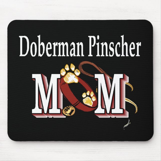 Mousepad Doberman Pinscher Mamãe Gifts (Frente)
