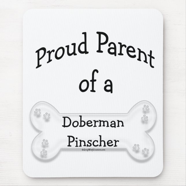 Mousepad Doberman Pinscher Orud Parente (Frente)