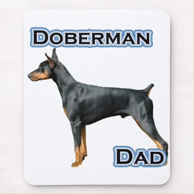 Mousepad Doberman Pinscher Pai 4 (Frente)