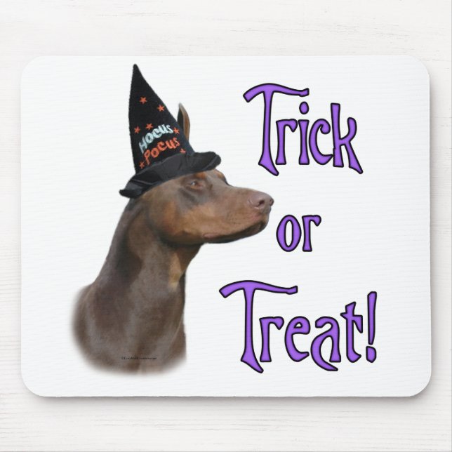 Mousepad Doberman Red Trick (Frente)