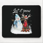 Mousepad Dobermann Papais noeis Cachorro Natal Snowman Xmas<br><div class="desc">Dobermann Papais noeis Cachorro Natal Snowman Xmas Pajama</div>