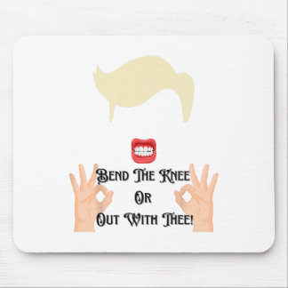 Mousepad Dobre o Joelho ou Fora Contigo Trump Potus EUA 